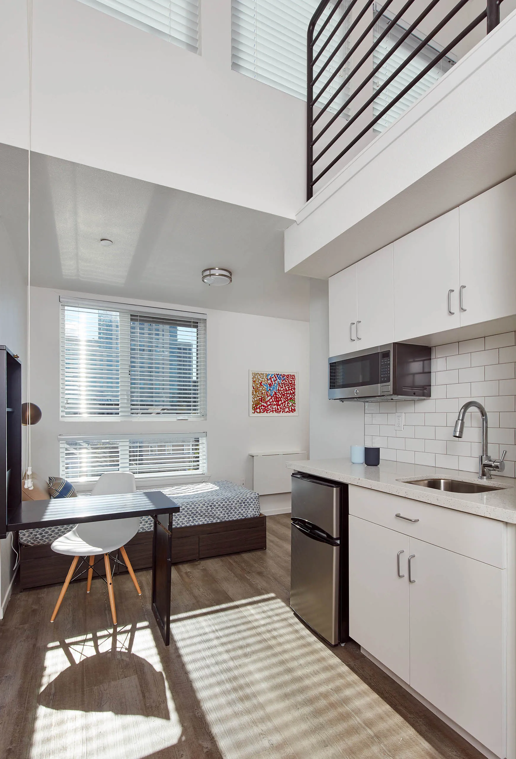 Kitchen and dining area